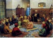Arab or Arabic people and life. Orientalism oil paintings 174